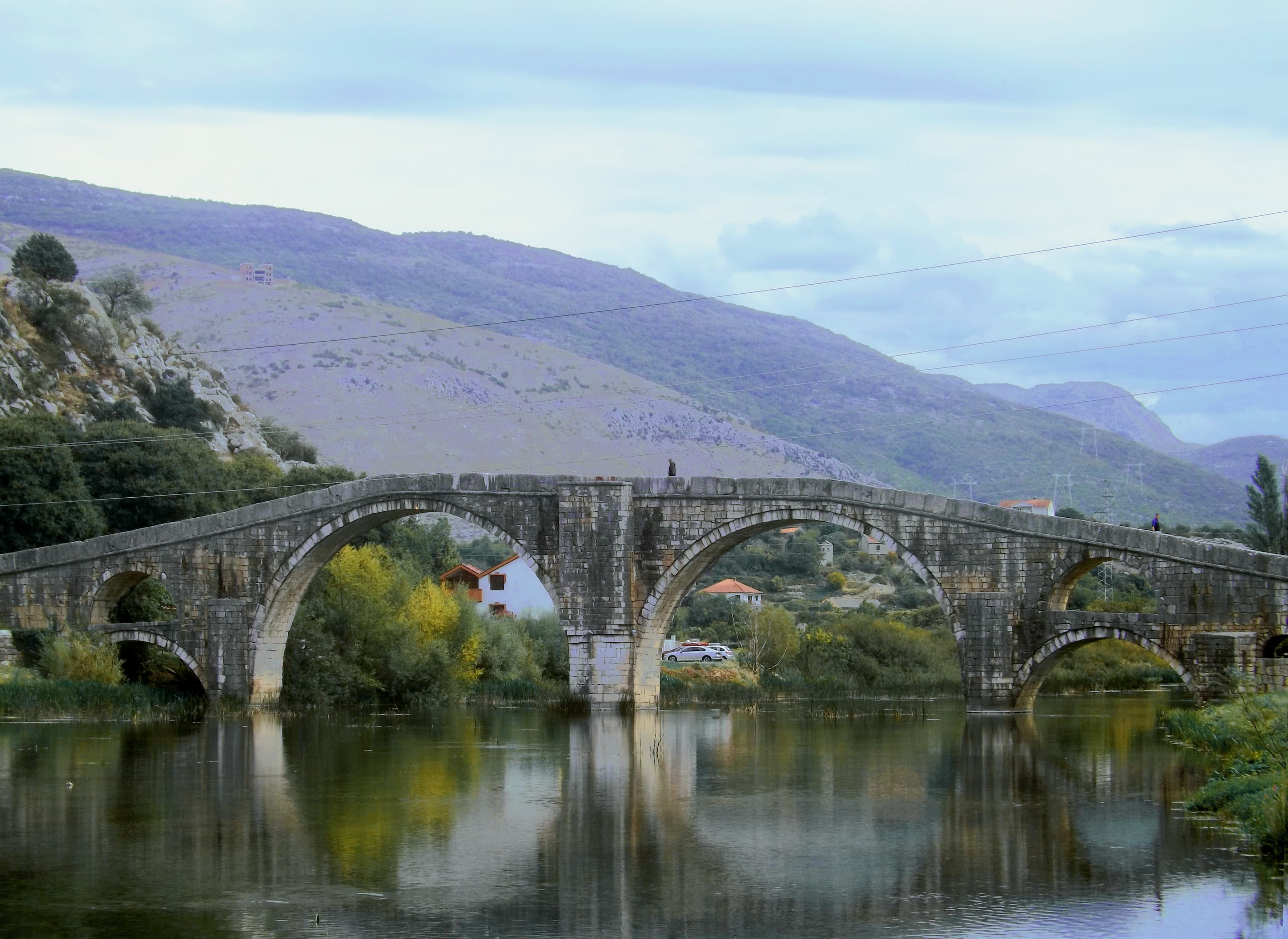 Ottoman stone bridge in Trebinje over the Trebišnjica